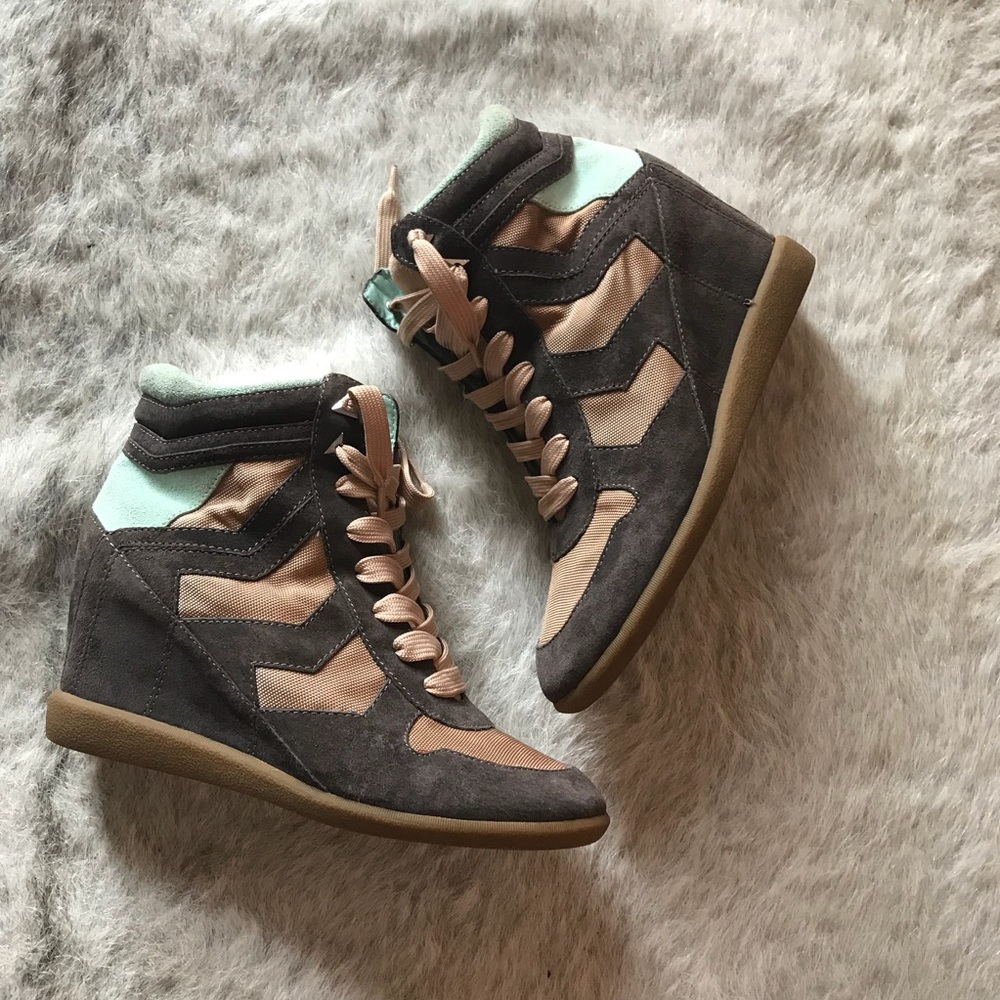Sam Edelman High Top Wedges